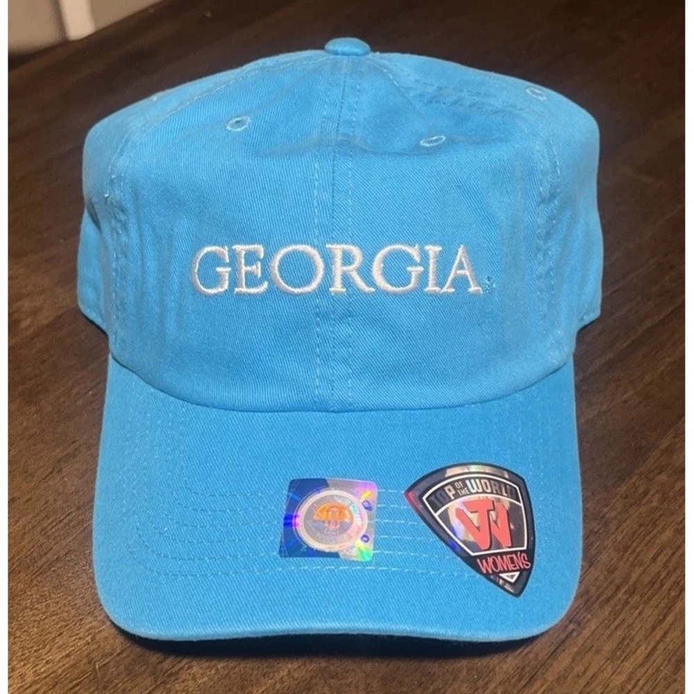 Georgia Bulldogs Hat Top Of The World TOW Women Blue Seaside Adjustable Cap